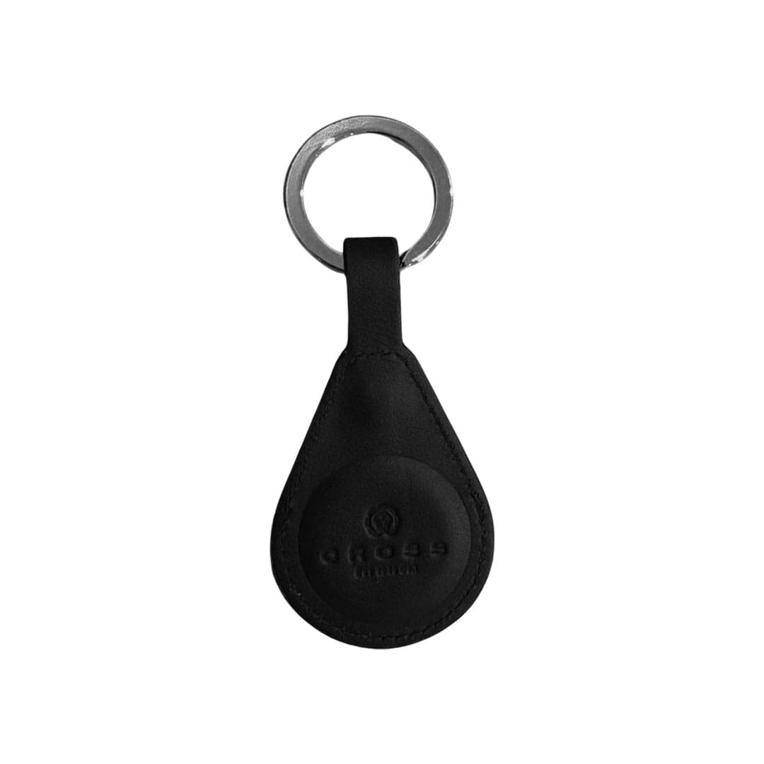 CROSS Leather Airtag Key Ring - Black detail 2