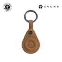 CROSS Leather Airtag Key Ring Mocha