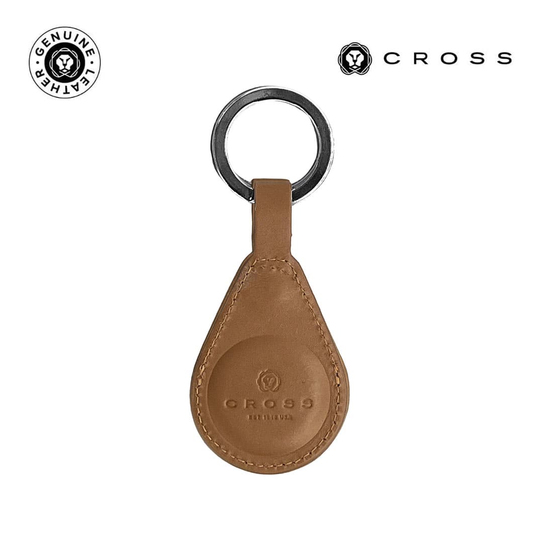 CROSS Leather Airtag Key Ring - Black detail 6