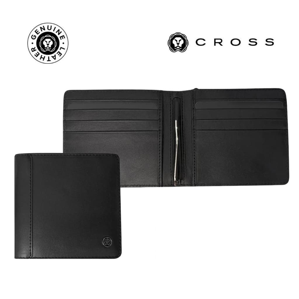 CROSS Leather Clip Wallet - Black corporate gift