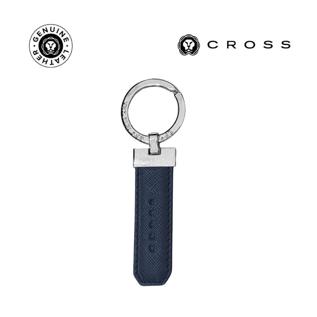CROSS Leather Key Holder - Blue corporate gift