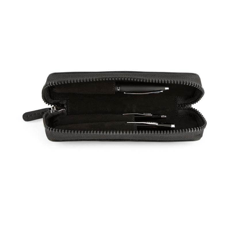 CROSS Leather Pen Case - Black detail 3