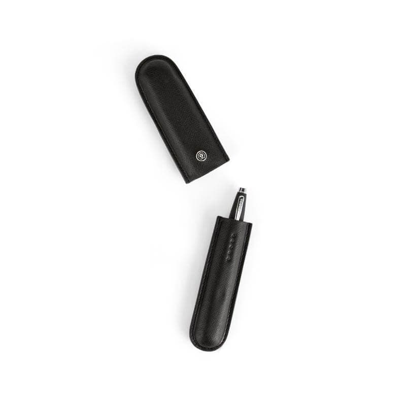 CROSS Leather Single Pen Case - Black detail 3