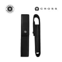 CROSS Leather Single Pen Case with Flap Black