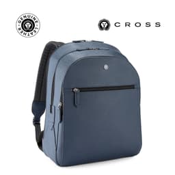 Cross Luxury Leather Backpack Navy Blue