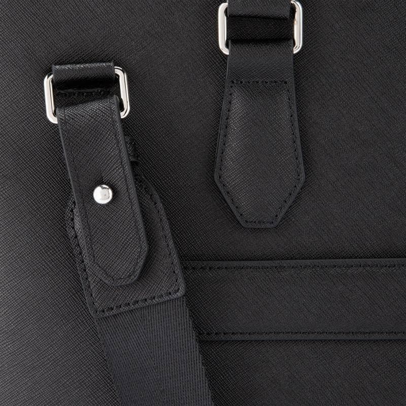 Cross Luxury Leather Briefcase - Black detail 6