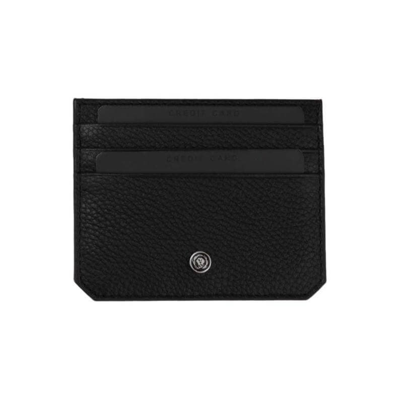 CROSS Pebble Leather 6CC Cardholder - Black detail 2