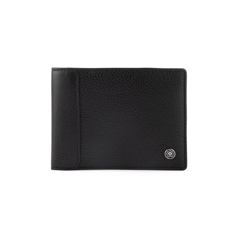 CROSS Pebble Leather 8CC Classic Fold Wallet - Black detail 2