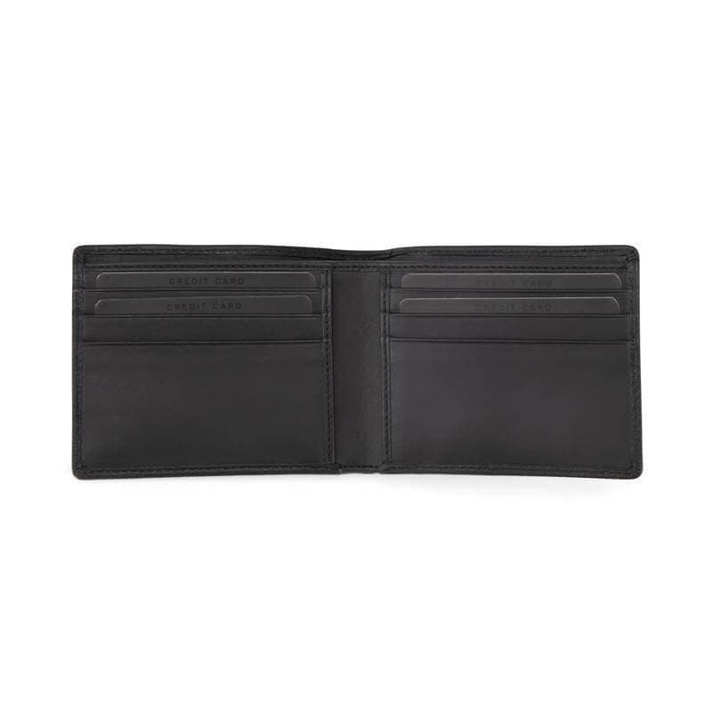 CROSS Pebble Leather 8CC Classic Fold Wallet - Black detail 4
