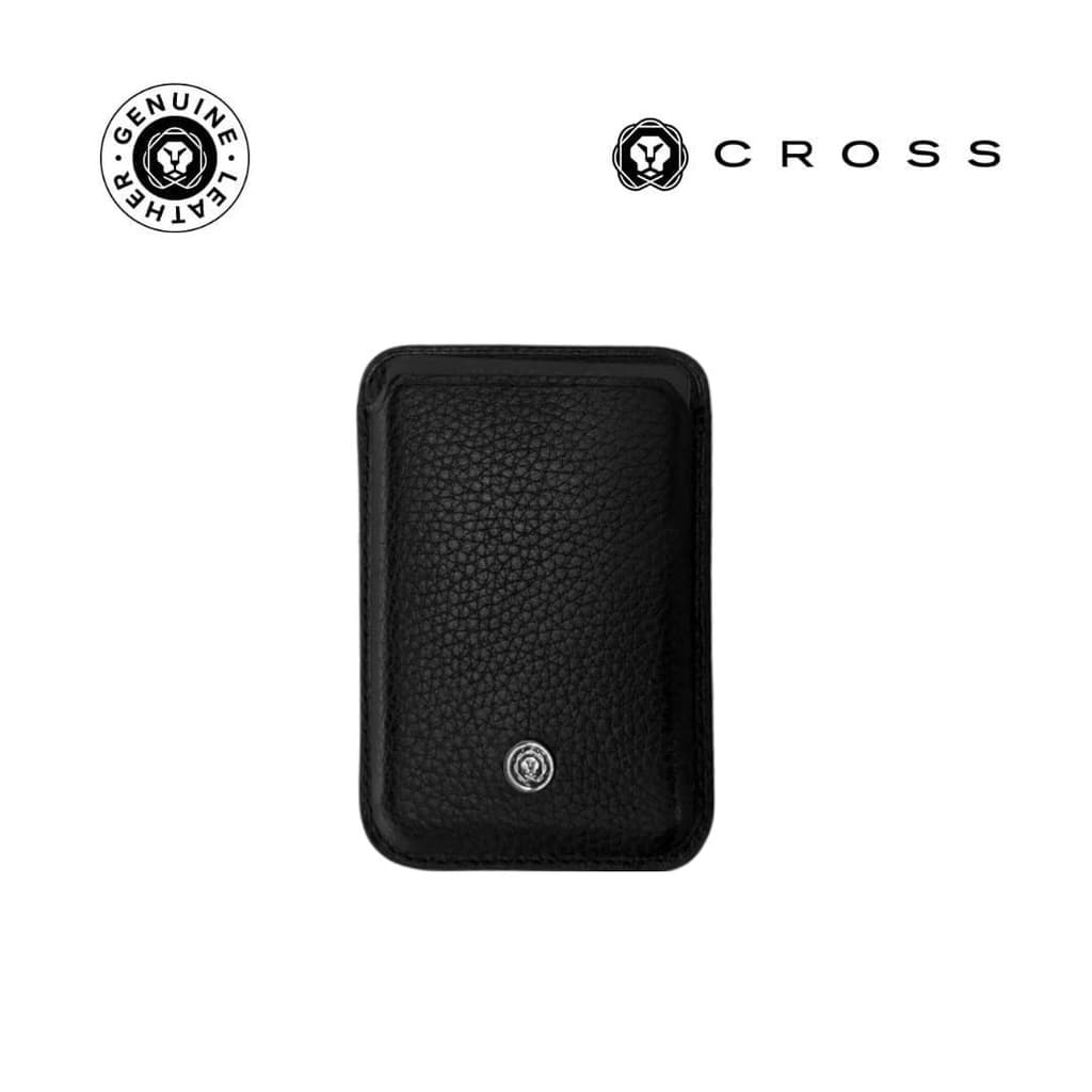 CROSS Pebble Leather Magsafe Wallet - Black corporate gift