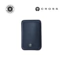 CROSS Pebble Leather Magsafe Wallet Navy Blue