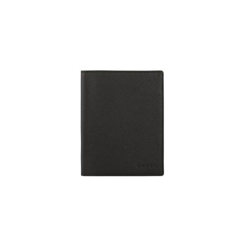 CROSS Saffiano Leather 4CC Passport Cover - Black detail 2