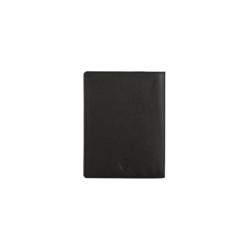 CROSS Saffiano Leather 4CC Passport Cover - Black detail 3