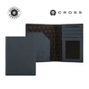 CROSS Saffiano Leather 4CC Passport Cover Navy Blue