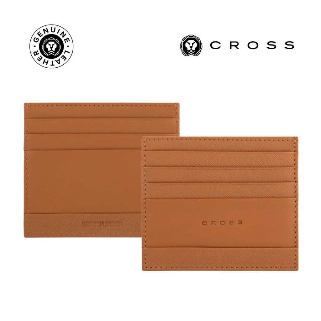CROSS Saffiano Leather 6CC Card Holder - Black detail 4