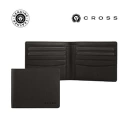 CROSS Saffiano Leather 8CC Slim Bifold Wallet Black