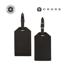 CROSS Saffiano Leather Luggage Label Black
