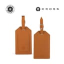 CROSS Saffiano Leather Luggage Label Mocha