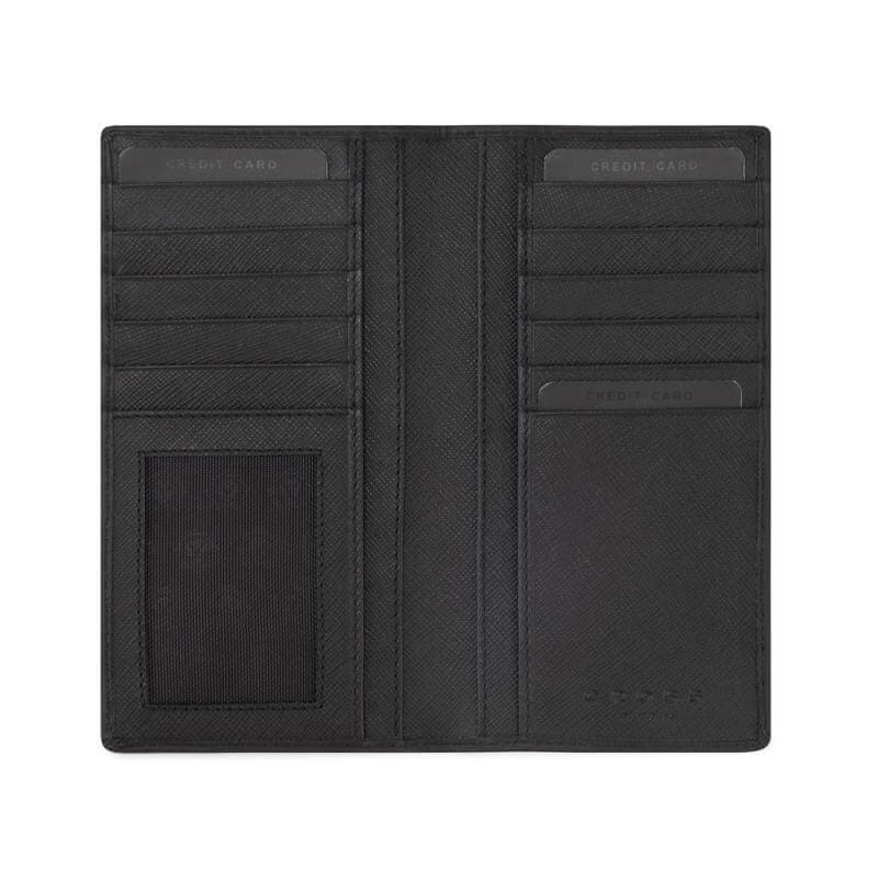 CROSS Soft Grain Leather 12CC Longcoat Wallet - Black detail 4