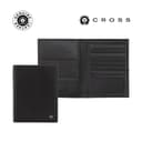 CROSS Soft Grain Leather 9CC Passport Travel Wallet Black