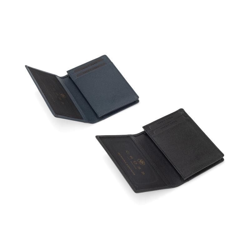 CROSS Soft Grain Leather Business Card Case - Black detail 4