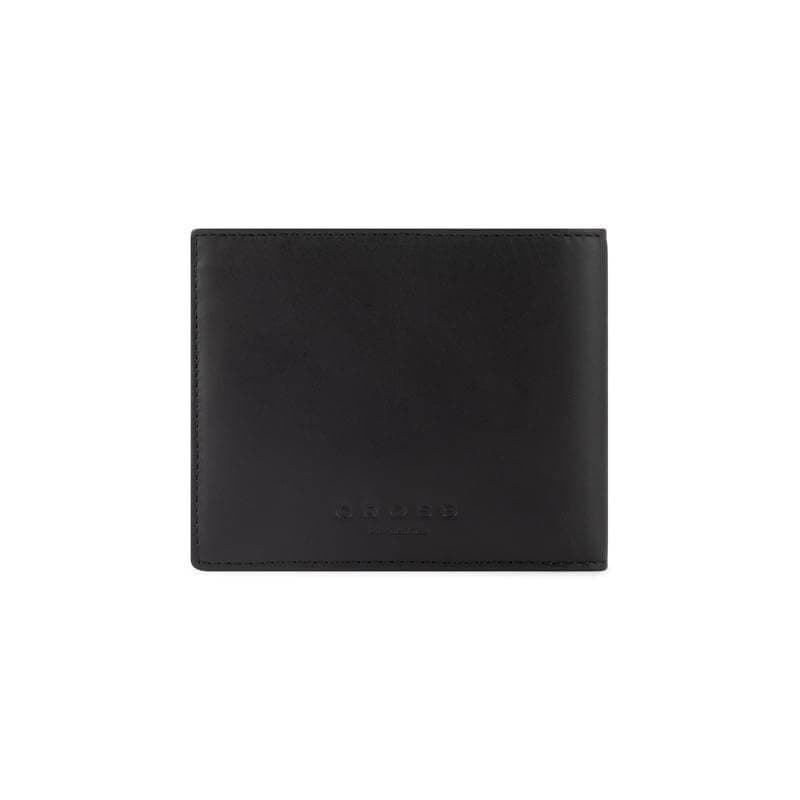 CROSS Soft Grain Leather Two-Tone 8CC Bifold Wallet - Black/Mocha detail 3
