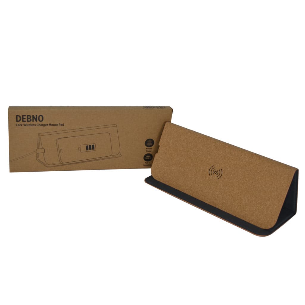 DEBNO - Giftology Cork Mouse Pad with 15W Wireless Charger detail 7
