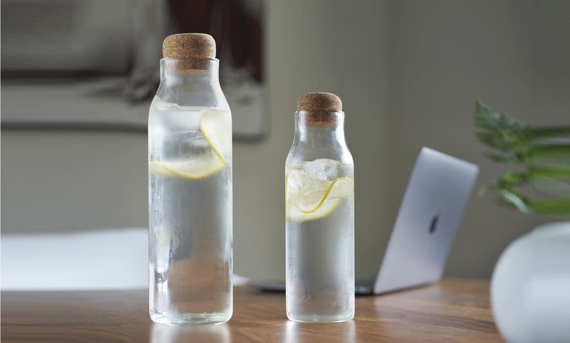 DELLACH - Borosilicate Glass Bottle with Cork Lid - 1200ml detail 4