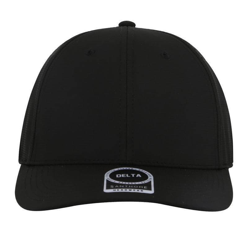 DELTA - Santhome® DryNCool® Performance Stretch-Fitted Cap - Black detail 3