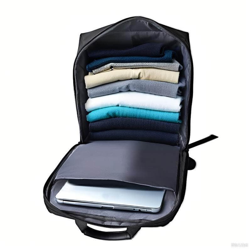 DURHAM - Santhome 15.6" Laptop Backpack - Black detail 3