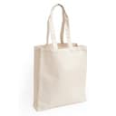 Eco Friendly Cotton Shopping Bag With Gusset Natural