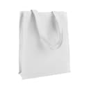 Eco Friendly Cotton Shopping Bag With Gusset White