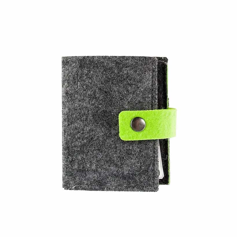 Eco-neutral Felt Cards Holder - Dark Grey corporate gift