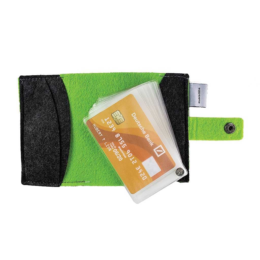 Eco-neutral Felt Cards Holder - Dark Grey detail 3