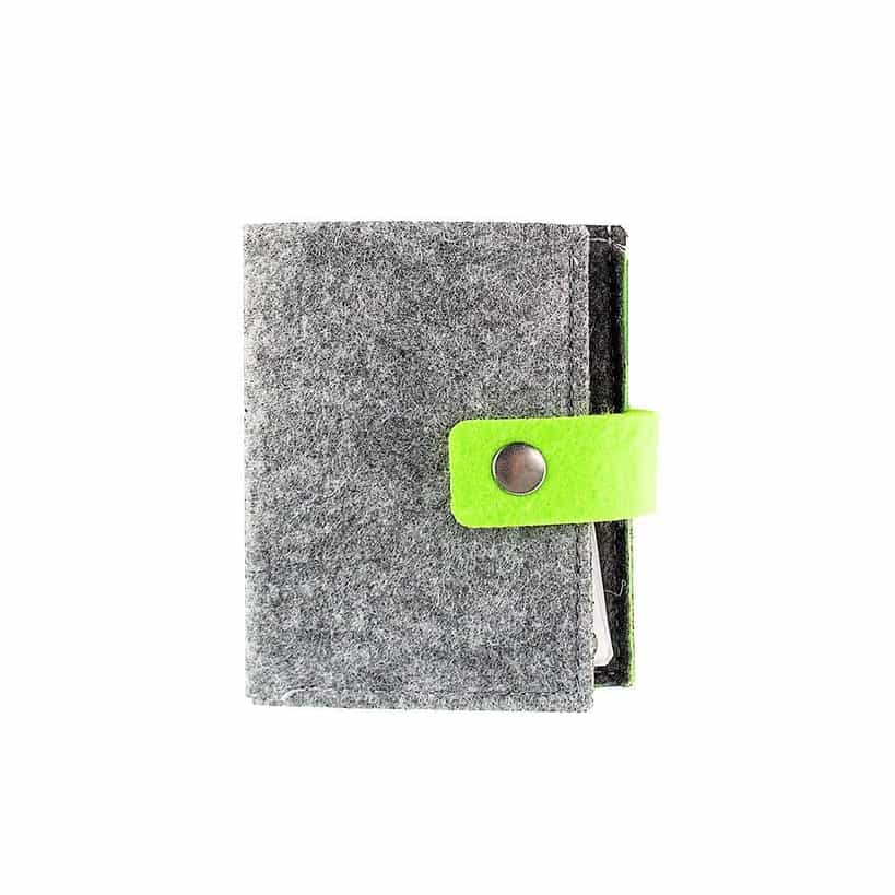 Eco-neutral Felt Cards Holder - Light Grey corporate gift