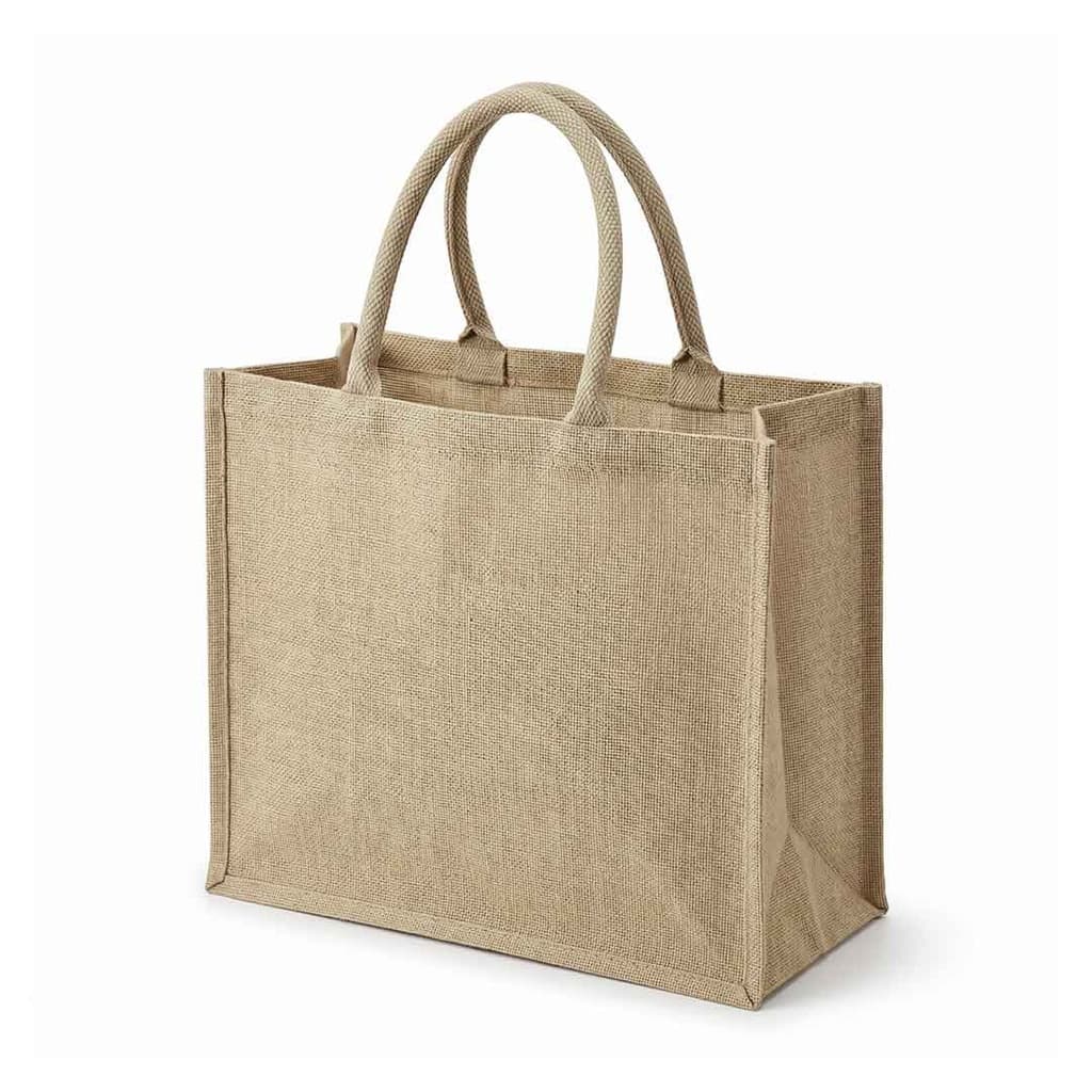 Eco-neutral Jute Shopping Bag - Horizontal