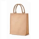 Eco-neutral Jute Shopping Bag - Vertical Natural
