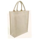 Eco-neutral Jute Shopping Bag - Vertical White