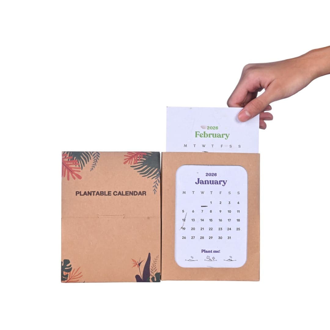 eco-neutral® Plantable Calendar with 12 Sheets Seed Paper detail 2