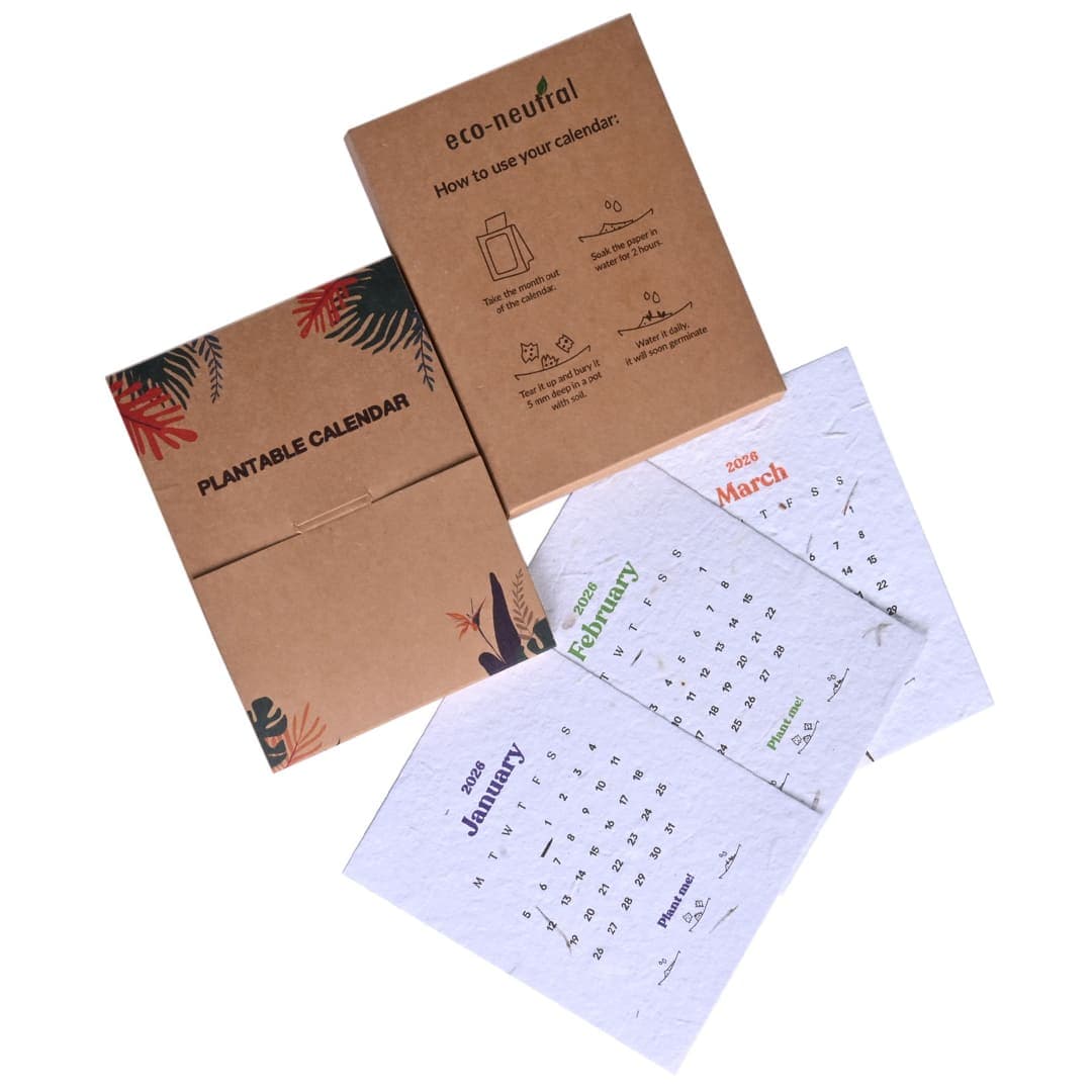 eco-neutral® Plantable Calendar with 12 Sheets Seed Paper detail 3