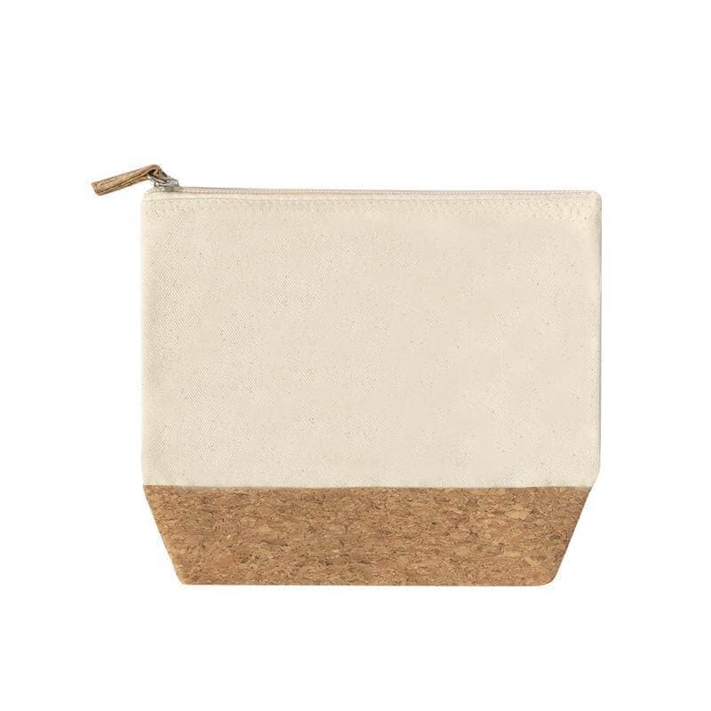EOSTE - eco-neutral Recycled Cotton/Cork Pouch detail 2