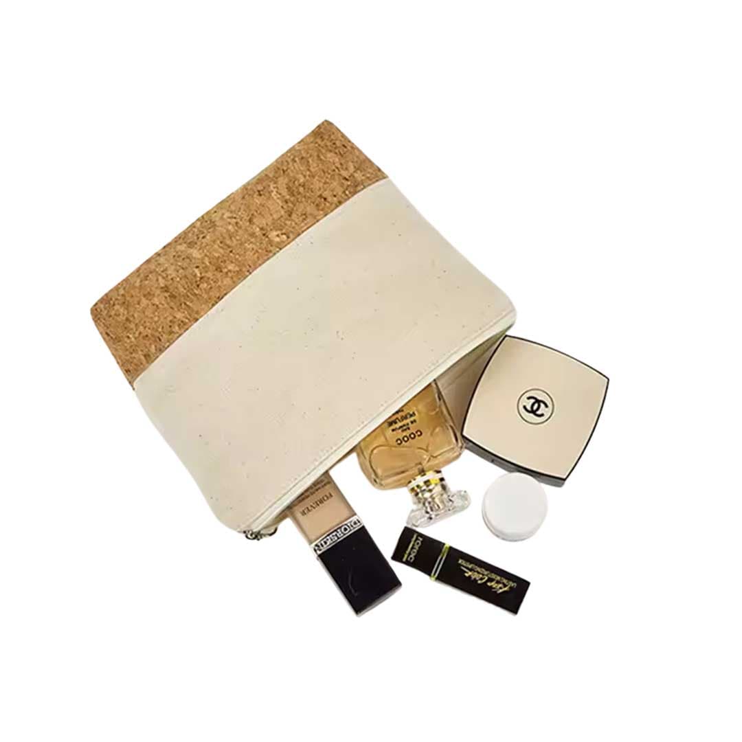 EOSTE - eco-neutral Recycled Cotton/Cork Pouch detail 4