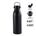 EVORA - Hans Larsen Double Wall Stainless Steel Vacuum Bottle - 750ml Black