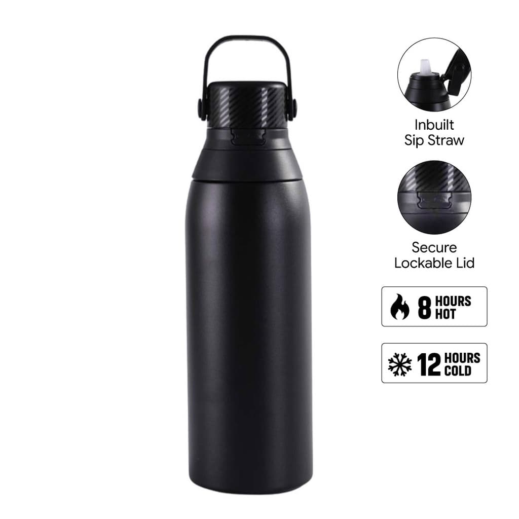 EVORA - Hans Larsen Double Wall Stainless Steel Vacuum Bottle - 750ml