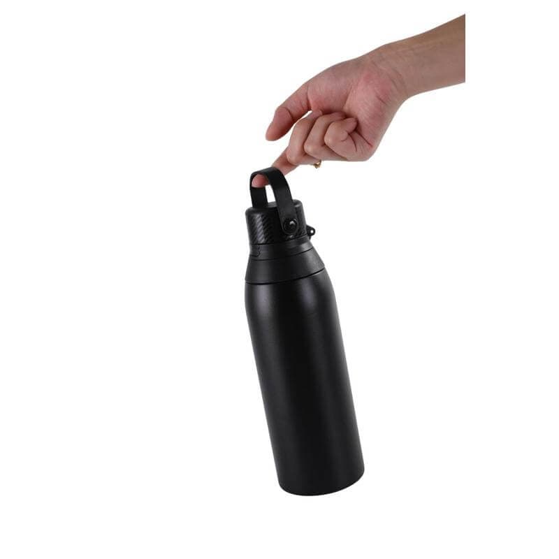 EVORA - Hans Larsen Double Wall Stainless Steel Vacuum Bottle - 750ml - Black detail 5