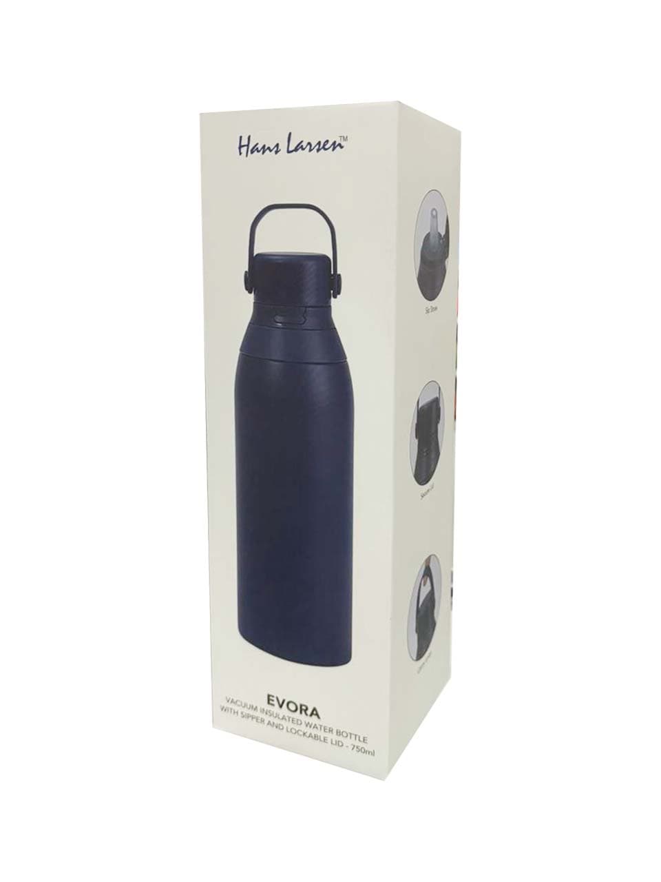EVORA - Hans Larsen Double Wall Stainless Steel Vacuum Bottle - 750ml - Navy detail 6