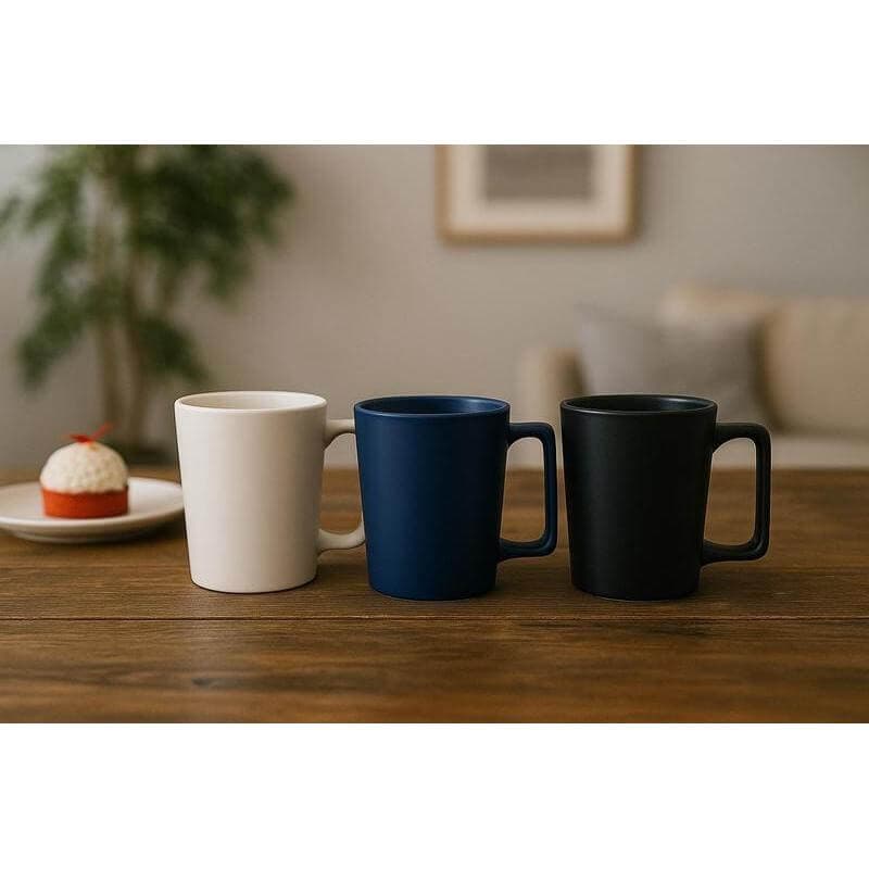 FALLO - Giftology Ceramic Cup with Wide Grip 400 ml - Black detail 7