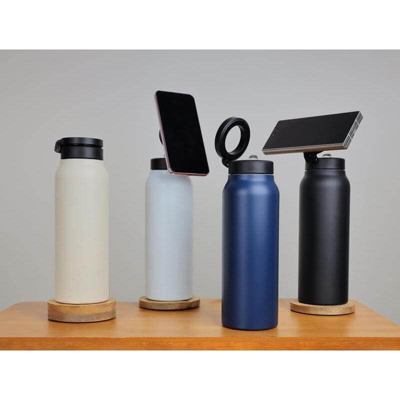 FERRO - Giftology Double Walled Vacuum Bottle with Mag Holder - Black detail 6