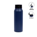 FERRO - Giftology Magnetic Phone Holder Water Bottle 760ml Navy Blue