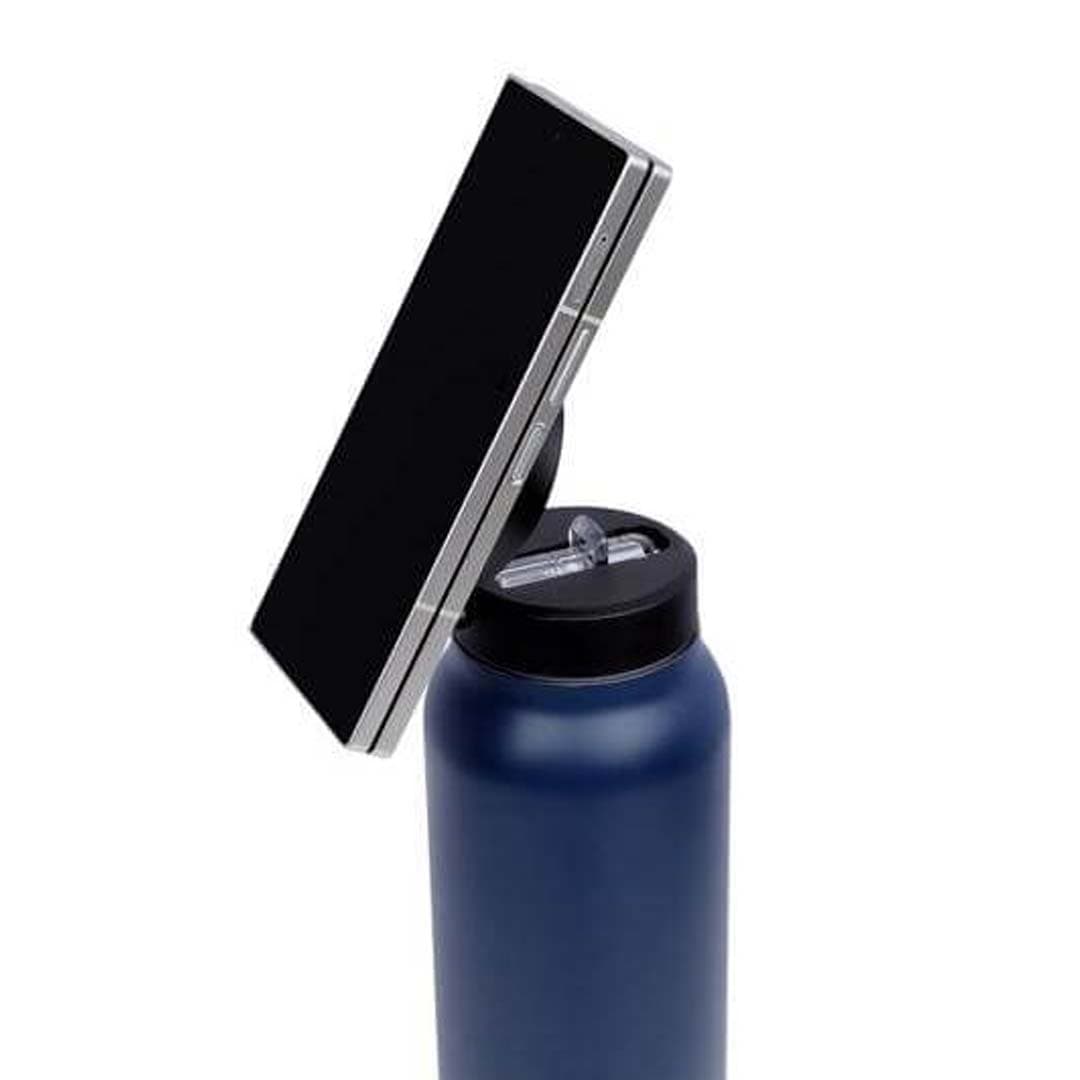FERRO - Giftology Magnetic Phone Holder Water Bottle 760ml - Navy Blue detail 5